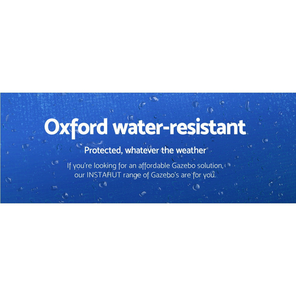 Gazebo 3x4.5 Pop Up Marquee Folding Tent Wedding Gazebos Camping Outdoor Shade Canopy Blue