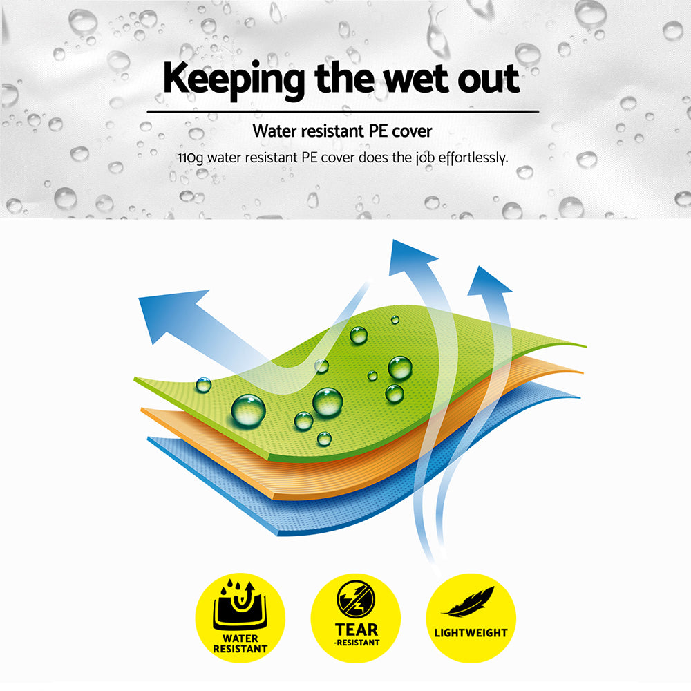 Gazebo 4x3m Marquee Outdoor Wedding Party Event Tent Home Iron Art Shade White