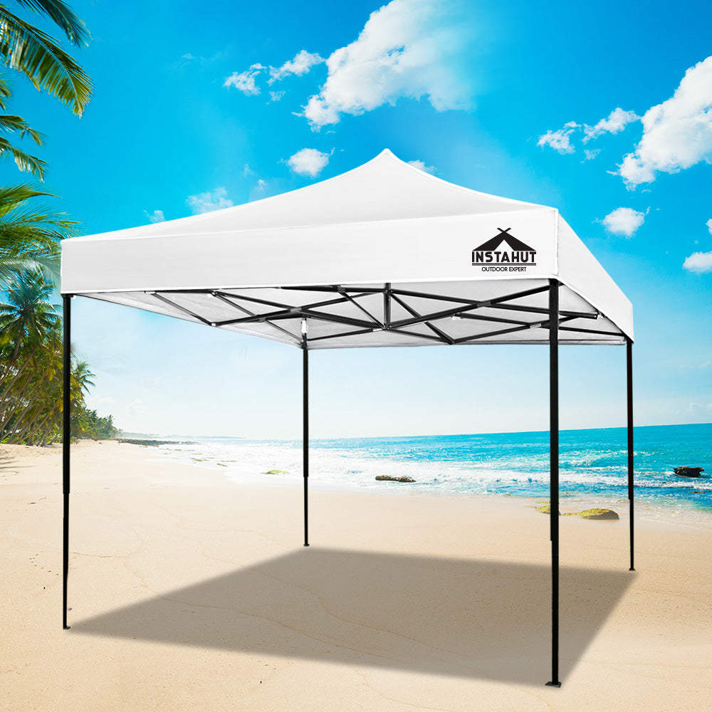 Gazebo Pop Up Marquee 3x3 Folding Tent Outdoor Camping 500D Oxford