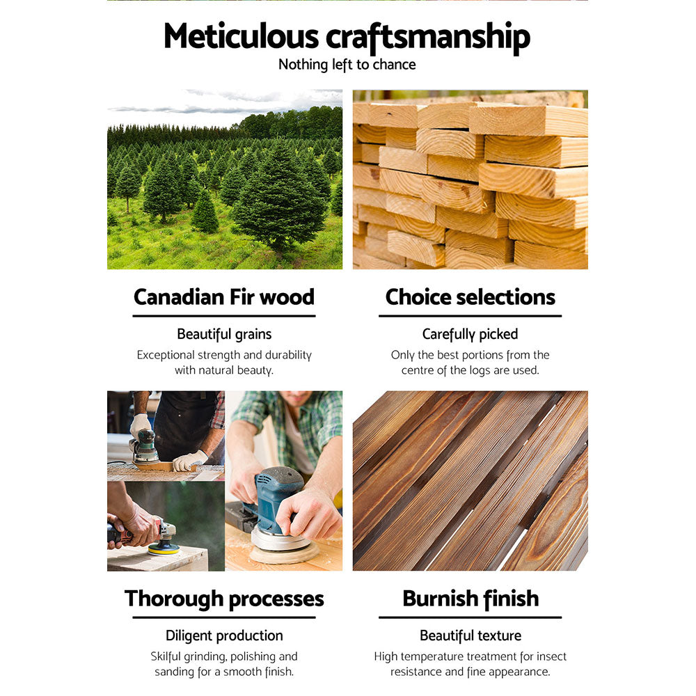 Garden Decor Outdoor Ornament 2X Wooden Wagon Wheel