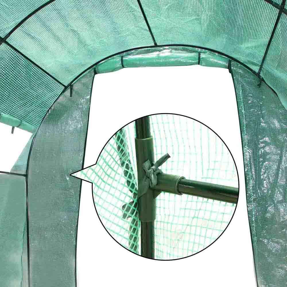 Green Fingers Greenhouse 3x2x2M Walk in Green House Tunnel Plant Garden Shed Dome