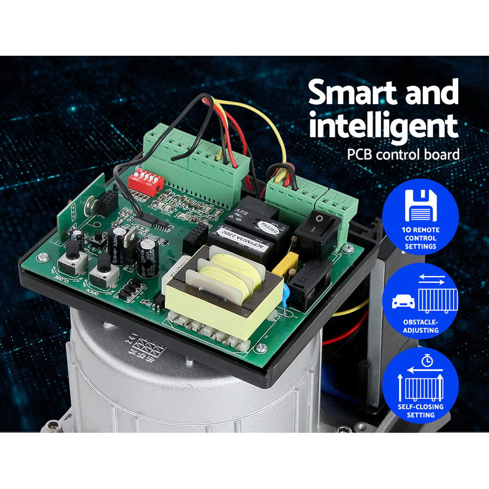 Lockmaster Automatic Sliding Gate Opener Kit Keypad 4M 1800KG