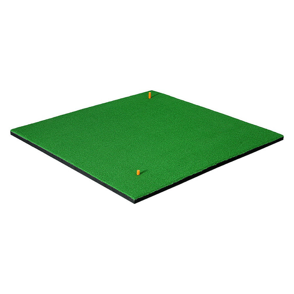 Everfit Golf Hitting Mat Portable Driving鑱絉ange Practice鑱絋raining Aid 150x150cm
