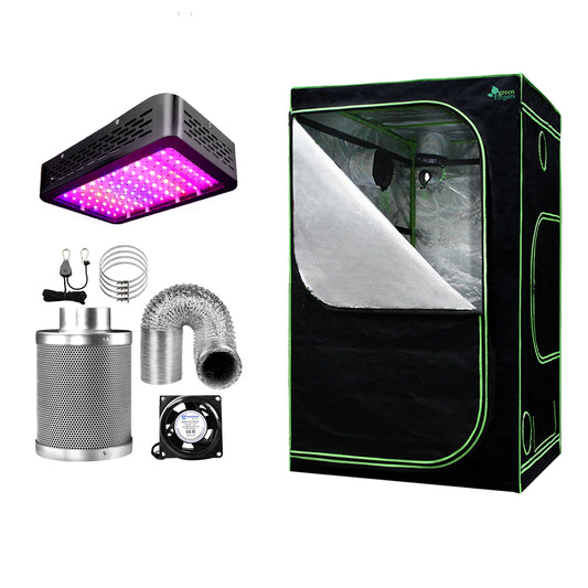 Green Fingers Grow Tent Light Kit 120x120x200CM 1000W LED 6 Vent Fan,Green Fingers Grow Tent Light Kit LED 1000W Full Spectrum 6 Vent 120x120x200CM