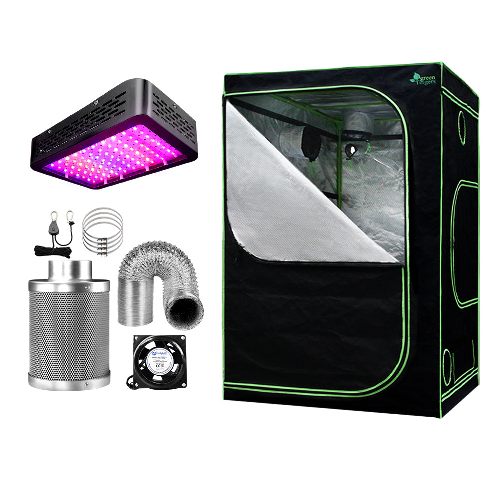 Green Fingers Grow Tent Light Kit 150x150x200CM 1000W LED 4 Vent Fan,Green Fingers Grow Tent Light Kit LED 1000W Full Spectrum 4 Vent 150x150x200CM