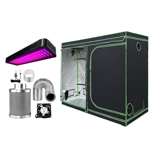 Green Fingers Grow Tent Light Kit 240x120x200CM 2000W LED 6 Vent Fan,Green Fingers Grow Tent Light Kit LED 2000W Full Spectrum 6 Vent 240x120x200CM