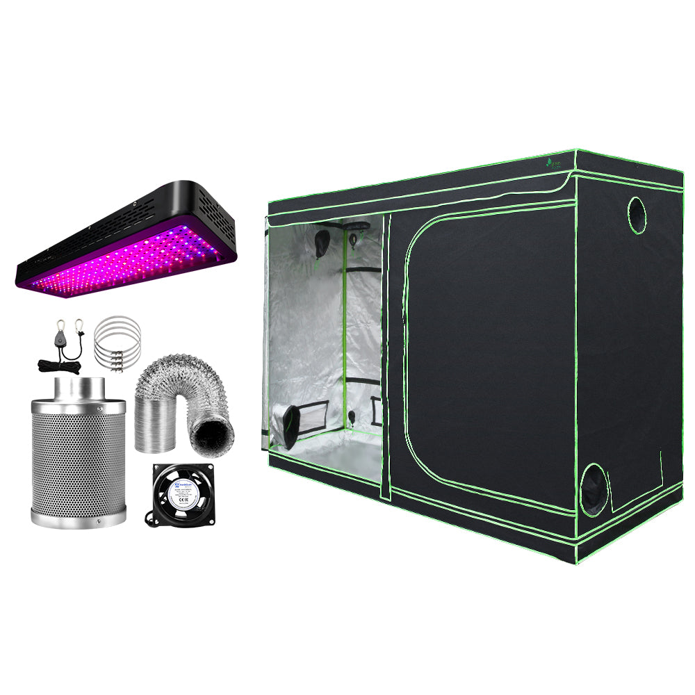 Green Fingers Grow Tent Light Kit 280x140x200CM 2000W LED 6 Vent Fan,Green Fingers Grow Tent Light Kit LED 2000W Full Spectrum 6 Vent 280x140x200CM