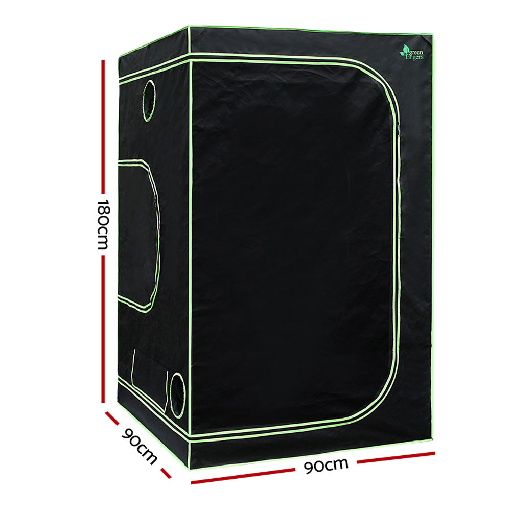 Green Fingers Grow Tent Light Kit 90x90x180CM 1000W LED 6 Vent Fan,Green Fingers Grow Tent Light Kit LED 1000W Full Spectrum 6 Vent 90x90x180CM