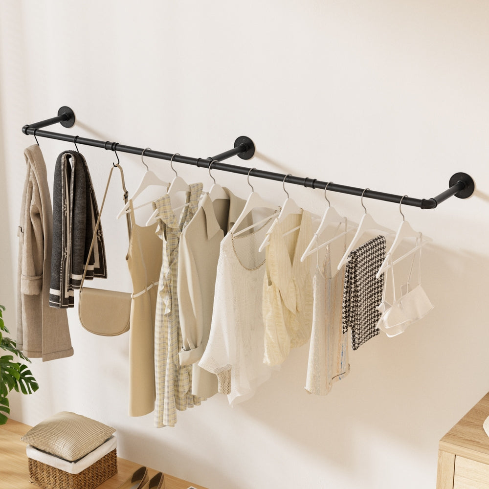 Clothes Rack Airer Floating Shelf Metal