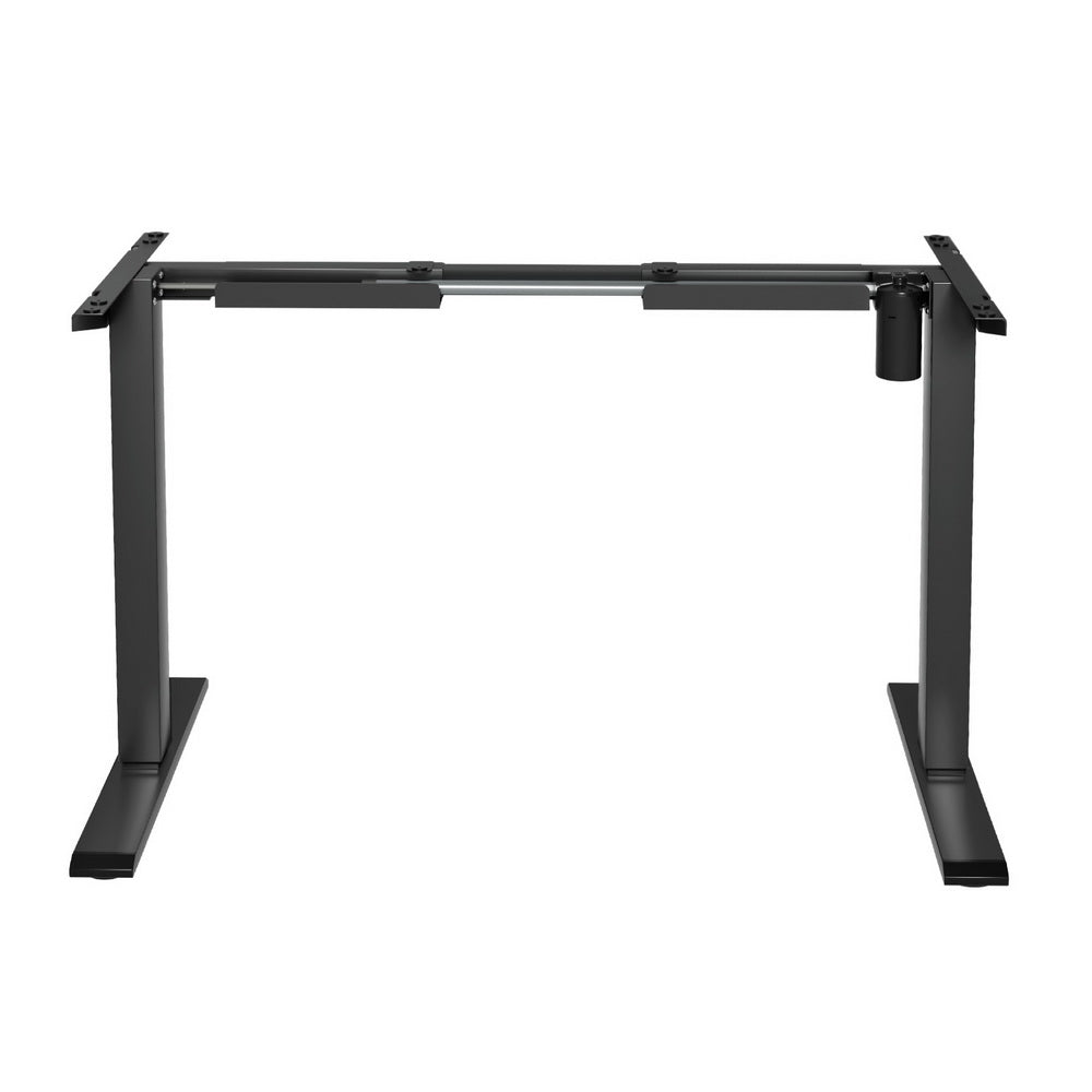 Electric Standing Desk Frame Only Height Adjustable 70KG Load Black