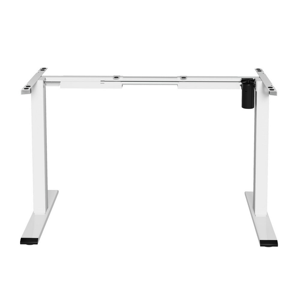 Electric Standing Desk Frame Only Height Adjustable 70KG Load White