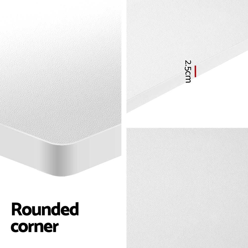 Electric Standing Desk with Storage Shelf Drawer Office Table 120CM