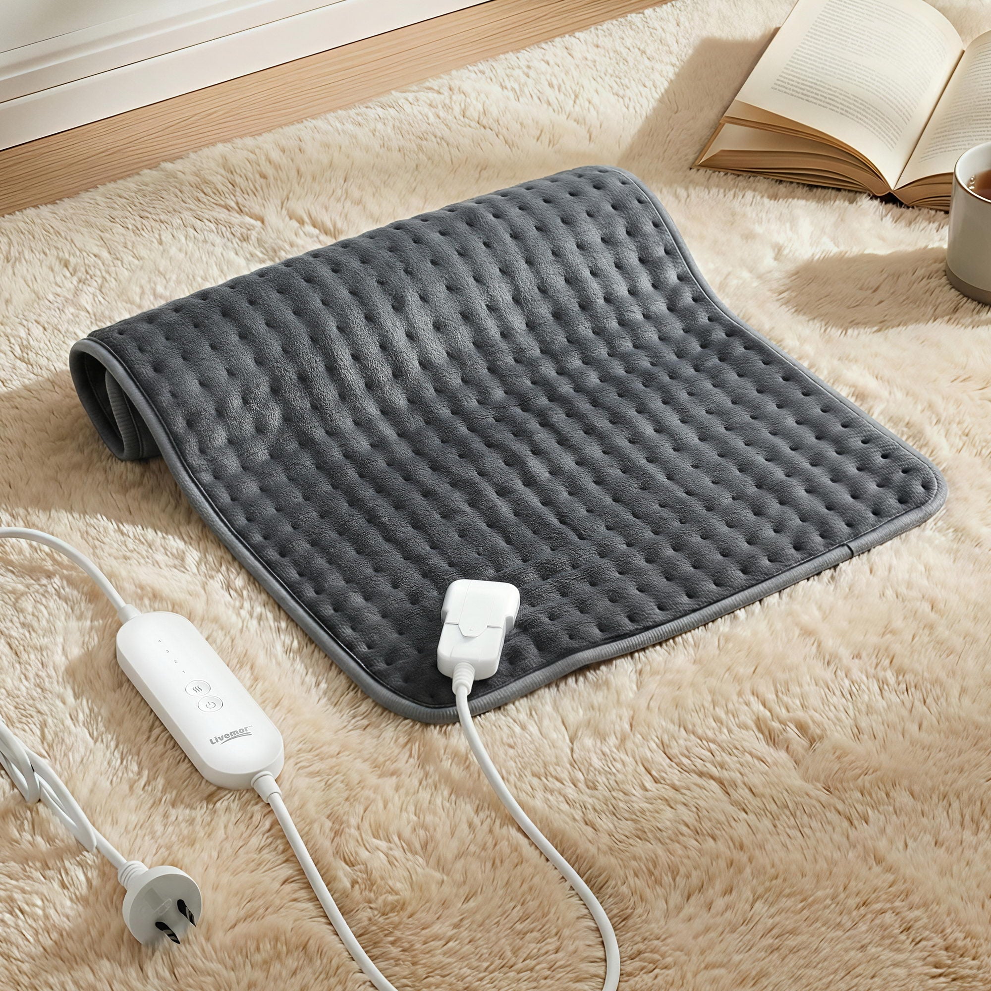 Livemor Electric Heating Pad Heat Mat 60x39cm