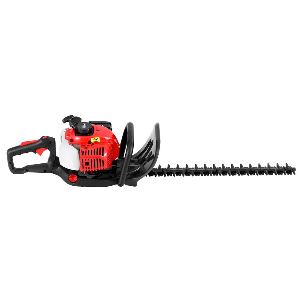 25.4CC Petrol Hedge Trimmer 24 Dual Blade Tree Grass Garden Tool