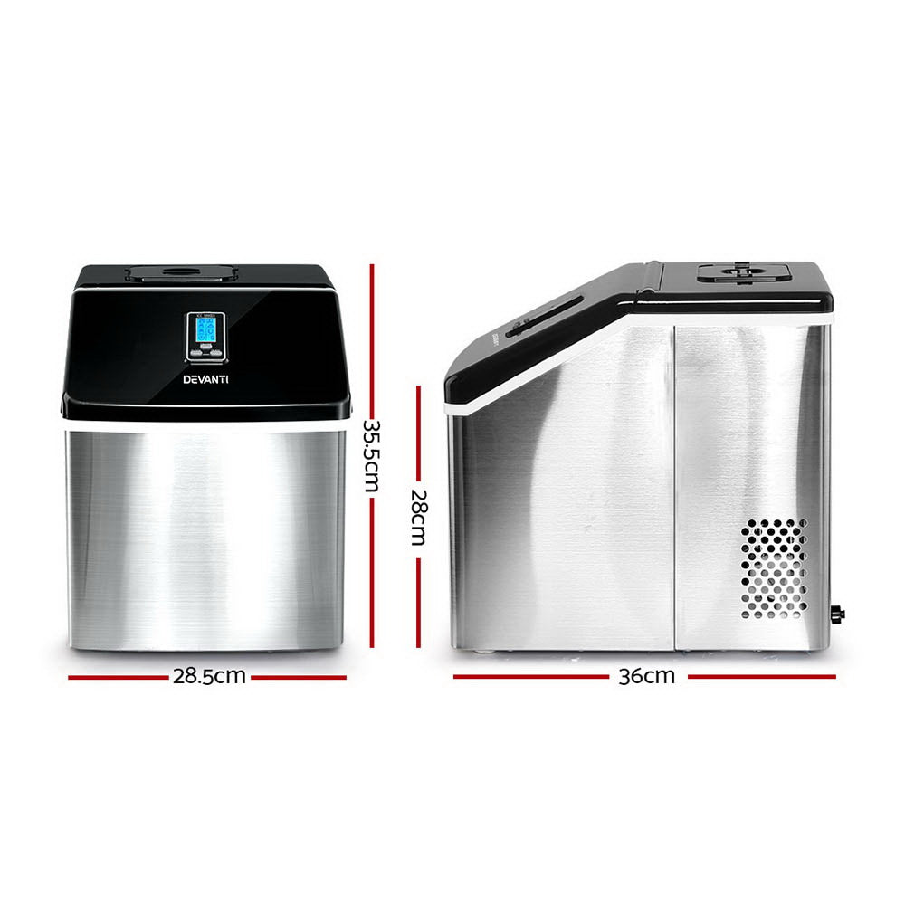 18kg Ice Maker Machine Stainless Steel