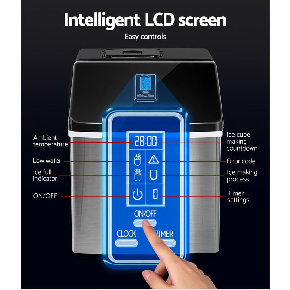 18kg Ice Maker Machine Stainless Steel