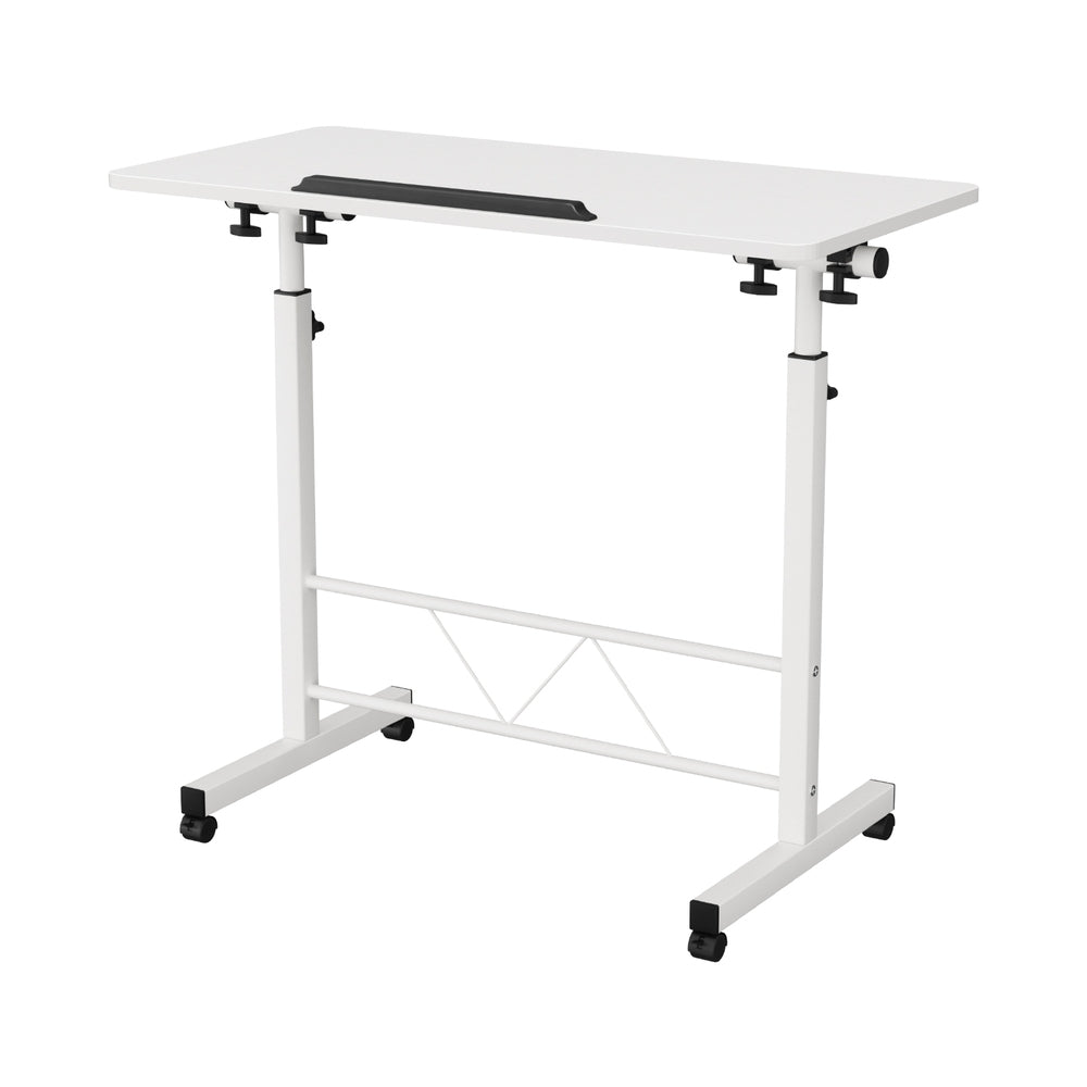 Laptop Desk Table Adjustable 80CM White