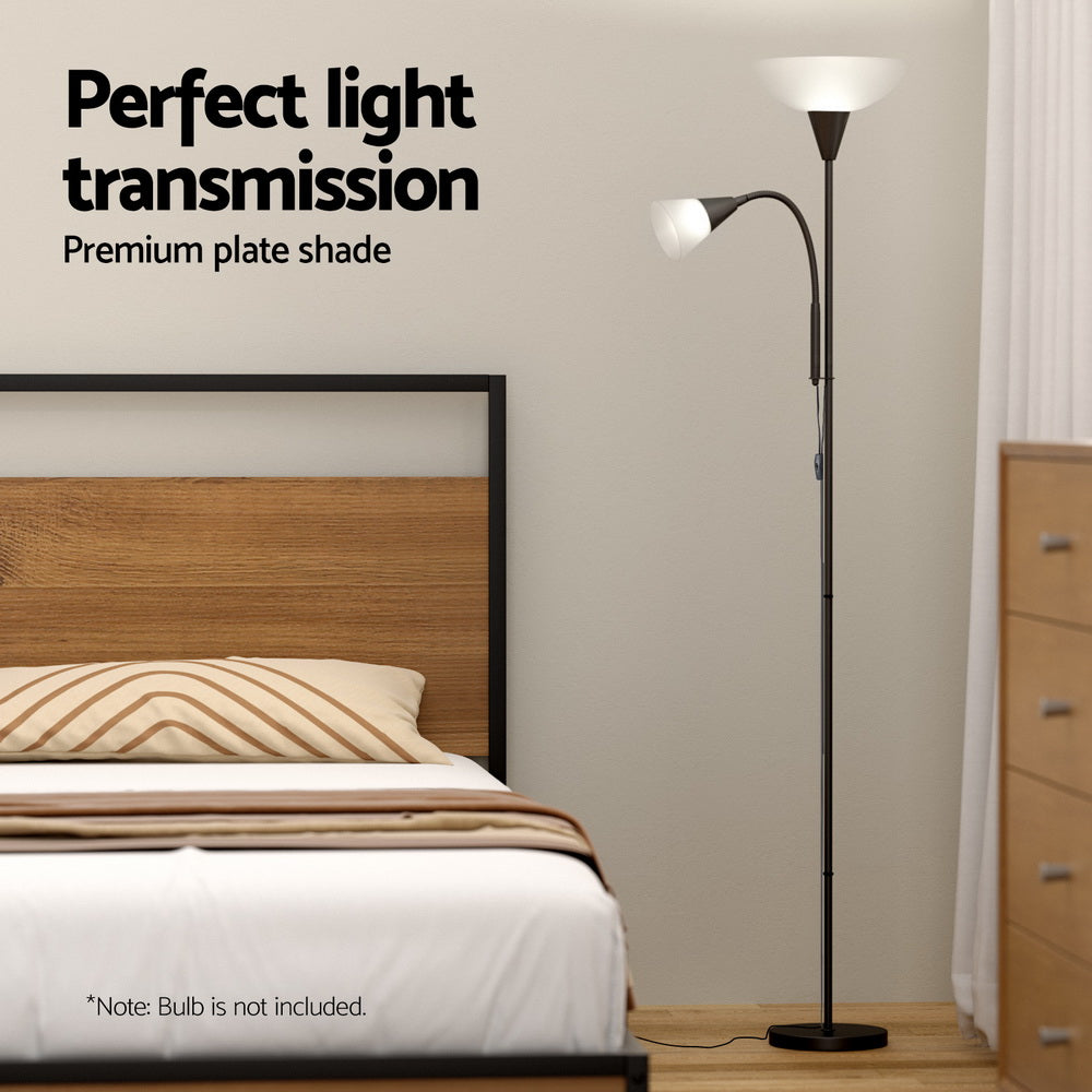 Floor Lamp Mother and Child Modern Home Living Room Office Reading Black