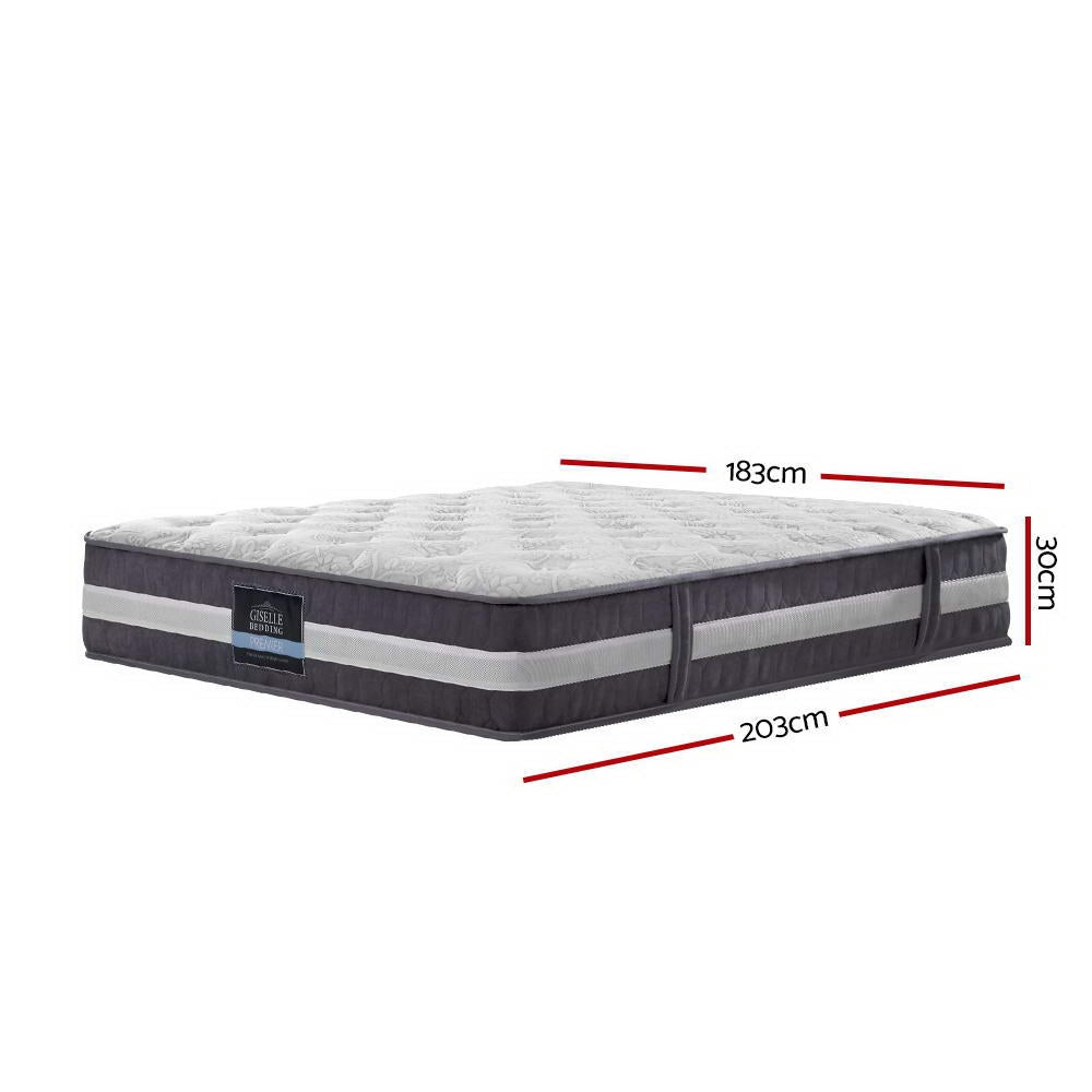 30cm Mattress Pocket Spring King