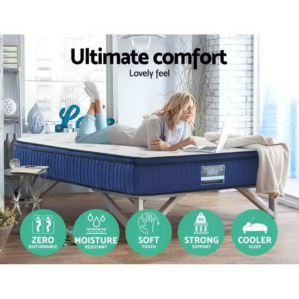 34cm Mattress Cool Gel Memory Foam 7 Zone King
