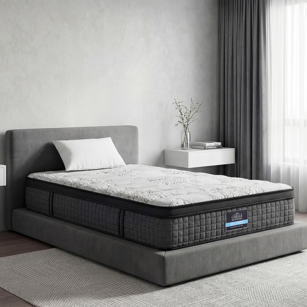 Giselle Bedding 34cm Mattress 9 Zone Latex Foam King Single