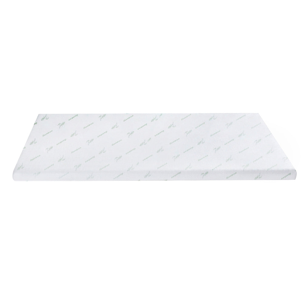 Giselle 8cm Memory Foam Mattress Topper Lavender Infused Bamboo Cover 7-Zone King Single