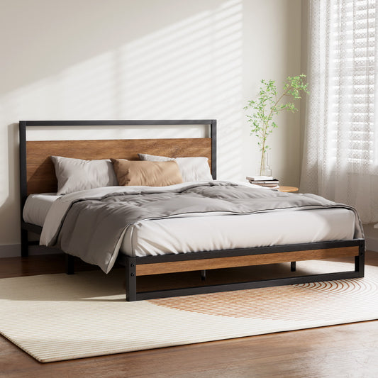 Artiss Bed Frame Queen Size Metal Bed Frame DANE