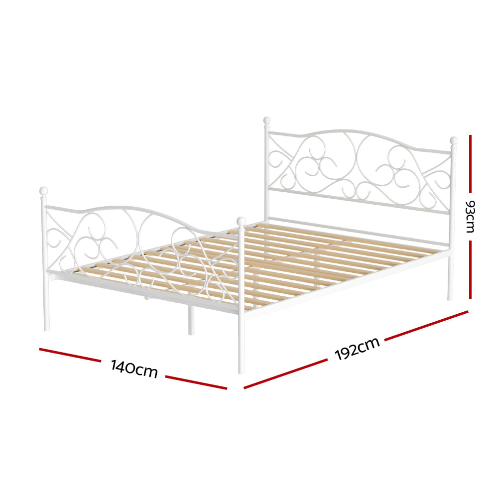 Bed Frame Double Size Metal Bed Frame GROA