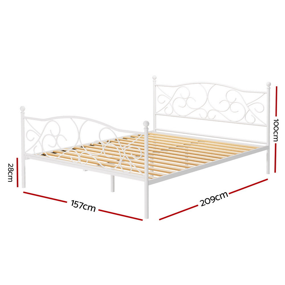 Bed Frame Queen Size Metal Bed Frame GROA