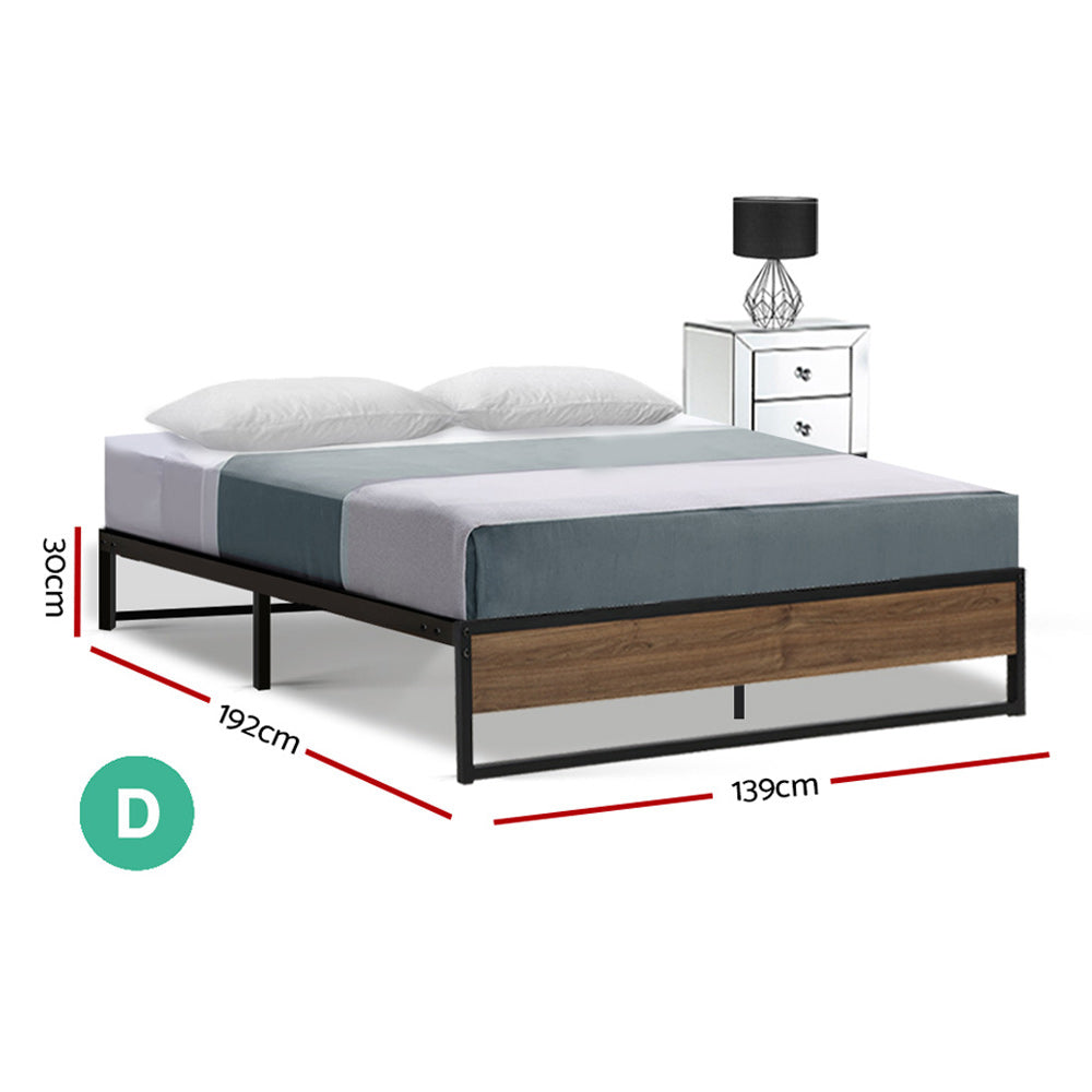 Bed Frame Metal Bed Frame Bed Base OSLO - Double