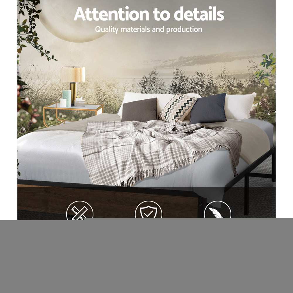 Bed Frame Metal Bed Frame Bed Base OSLO - Double