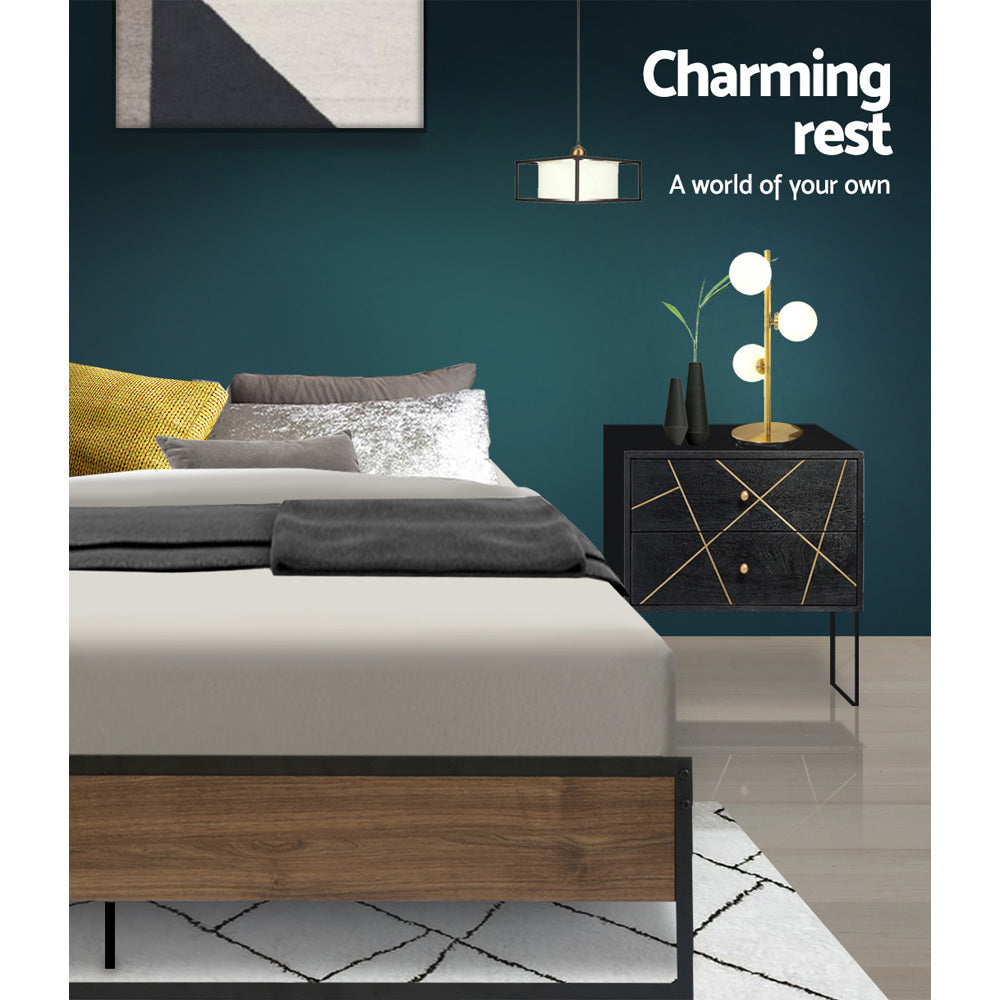 Bed Frame Metal Bed Frame Bed Base OSLO - Double