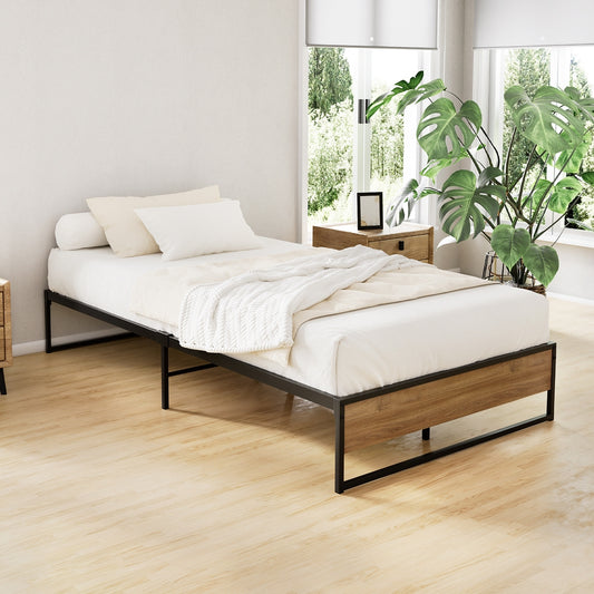 Bed Frame Metal Bed Frame Bed Base OSLO - King Single
