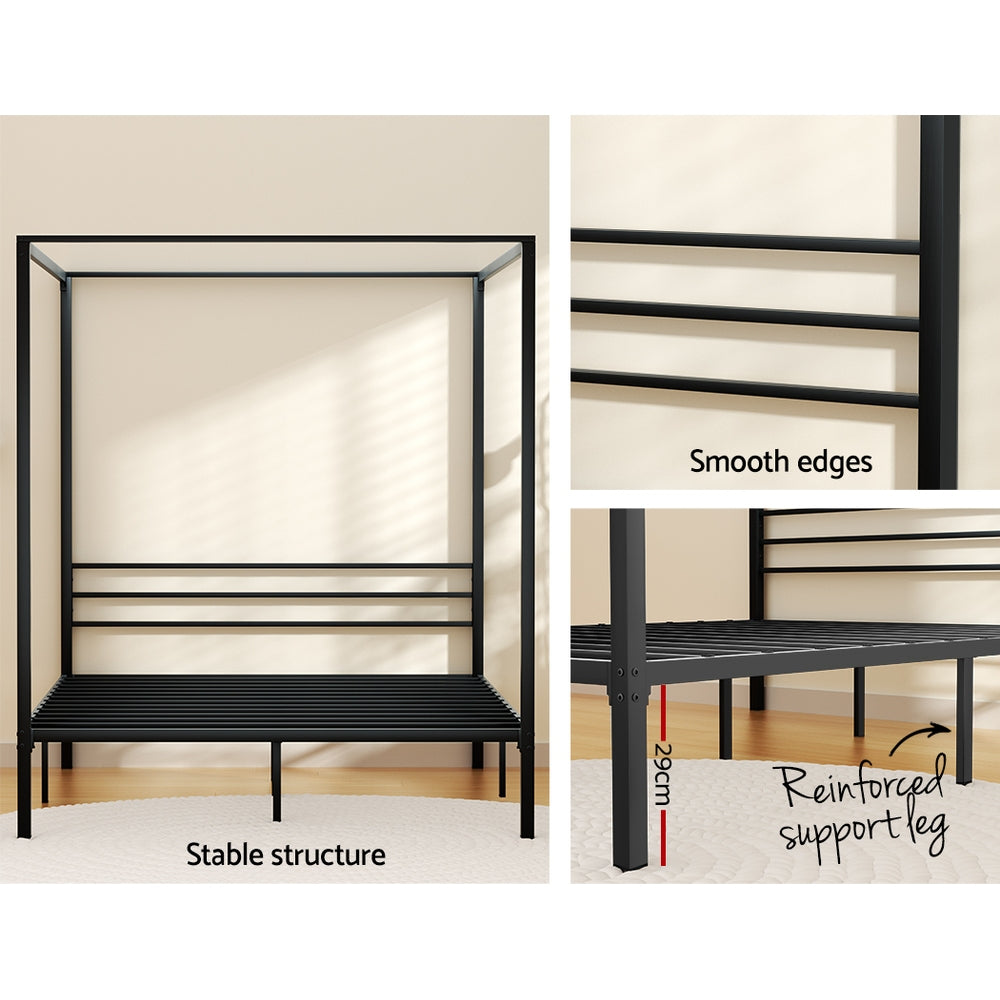 Bed Frame Double Size Metal Bed Frame POCHY