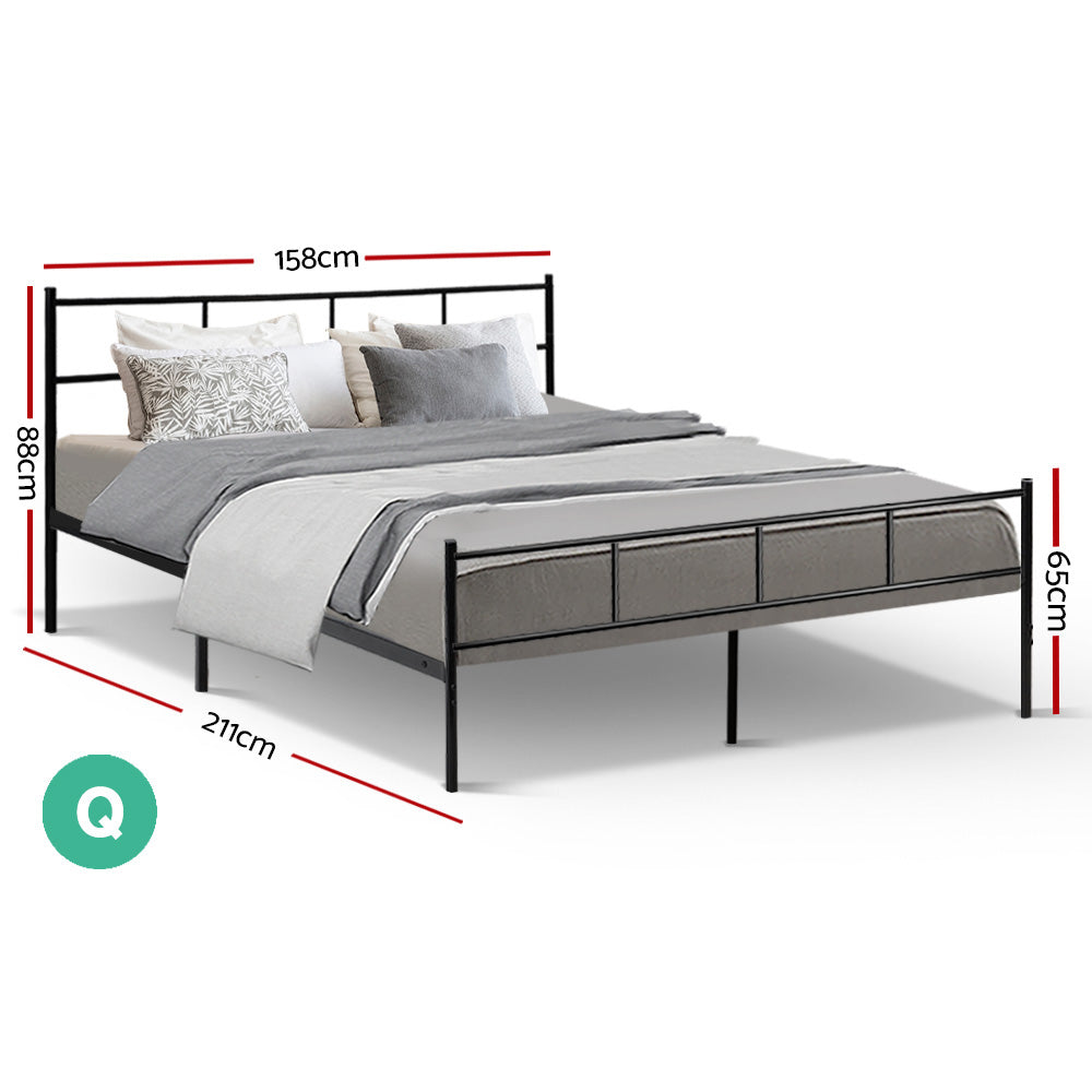 Bed Frame Queen Metal Bed Frame SOL