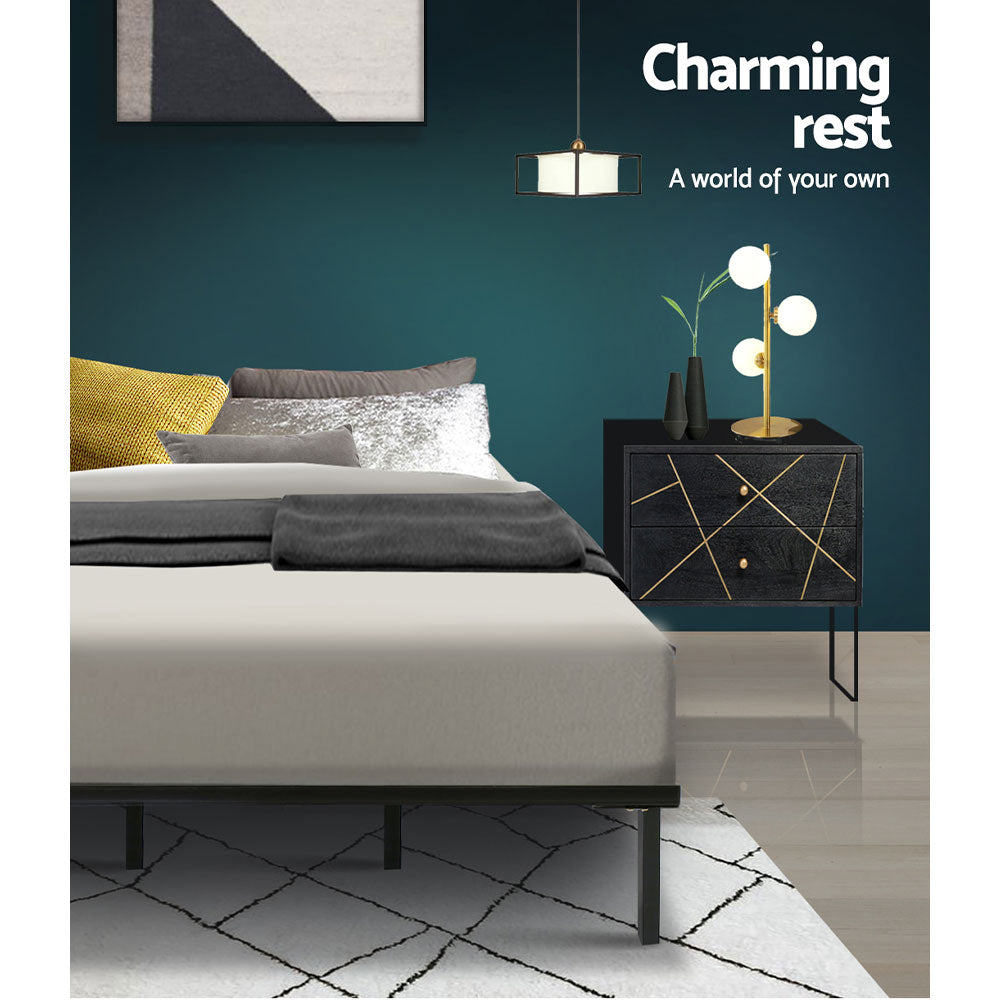 Bed Frame Queen Size Metal Bed Frame TED