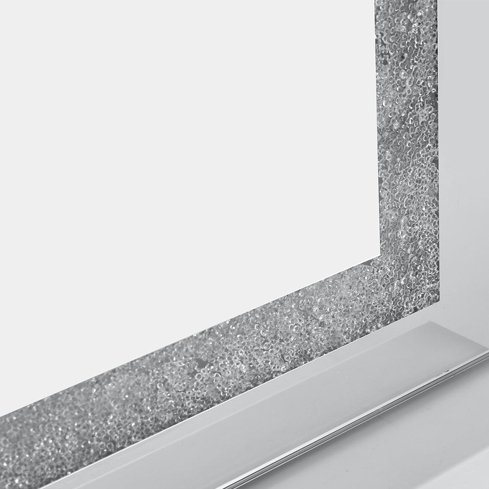 Bluetooth Makeup Mirror 58x46cm Hollywood Vanity with LED Light Crystal