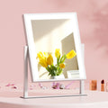 Embellir Makeup Mirror 25x30cm Hollywood Vanity with LED Light Rotation White