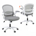 Artiss Mesh Office Chair Mid Back Grey