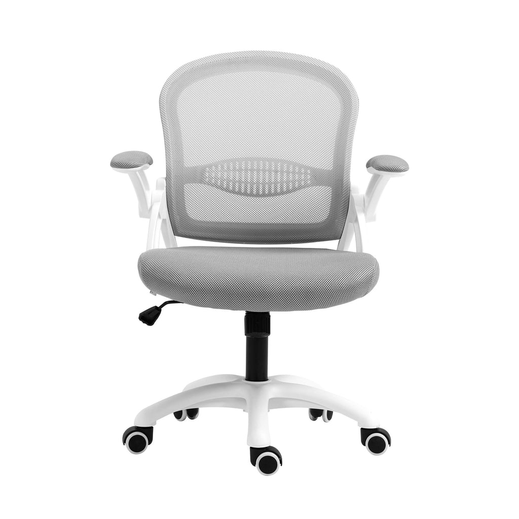 Artiss Mesh Office Chair Mid Back Grey