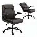 Artiss Executive Office Chair Mid Back Brwon