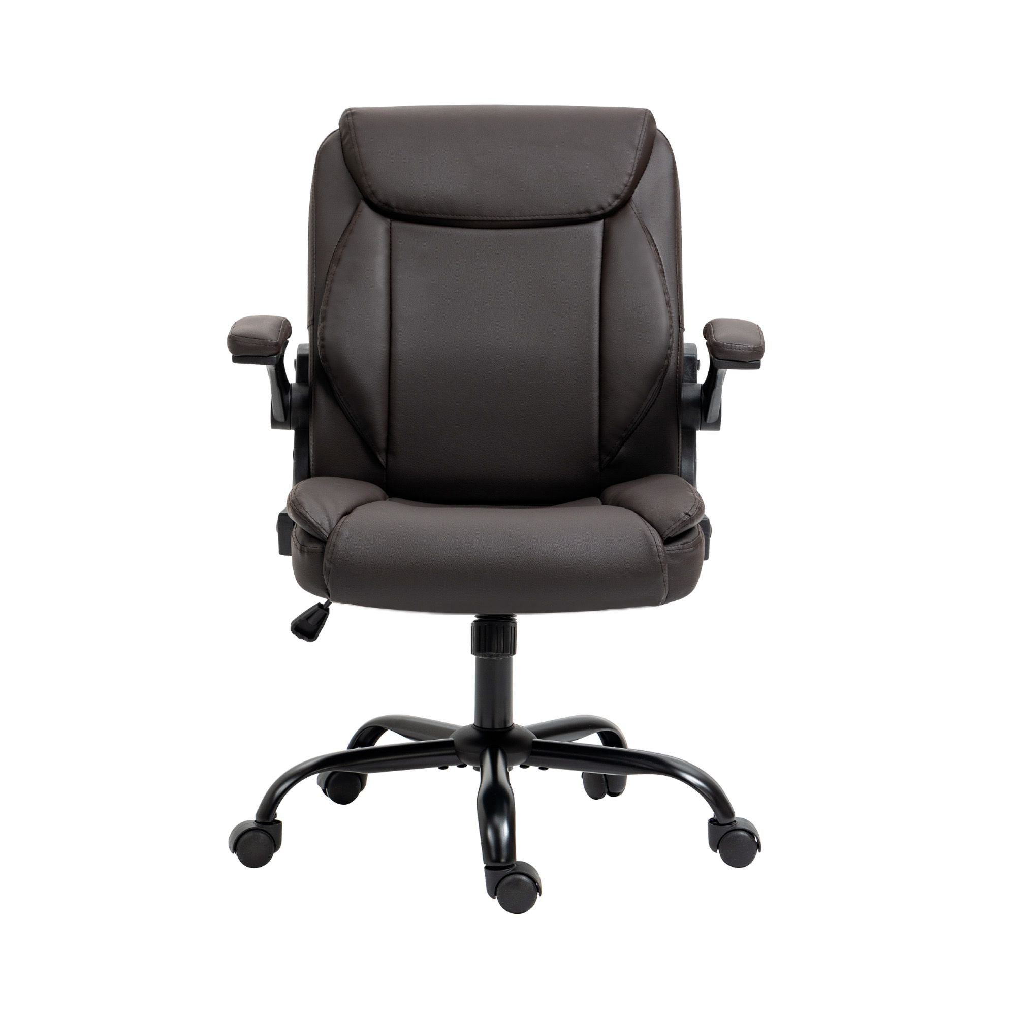 Artiss Executive Office Chair Mid Back Brwon