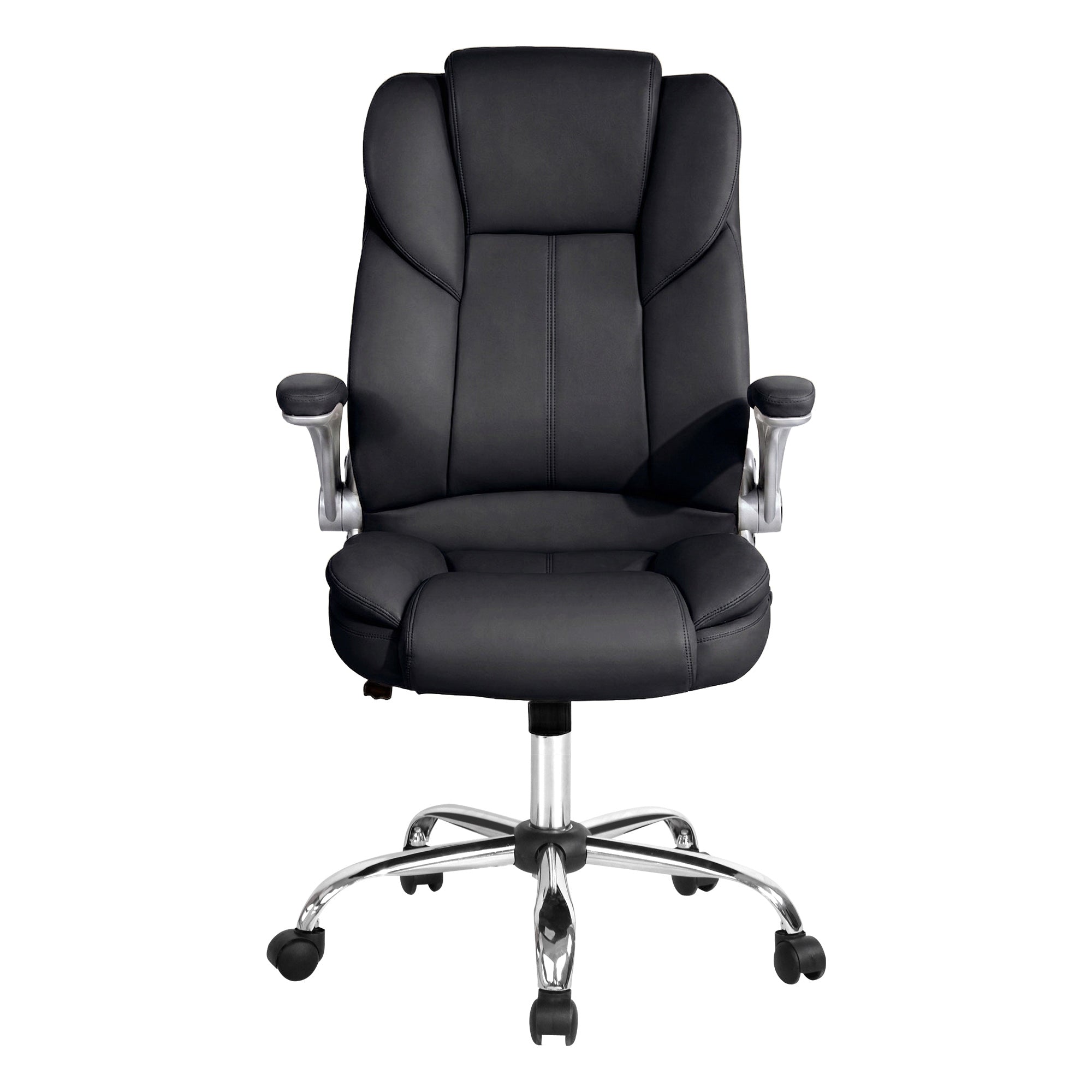 Artiss Executive Office Chair Leather Tilt Black