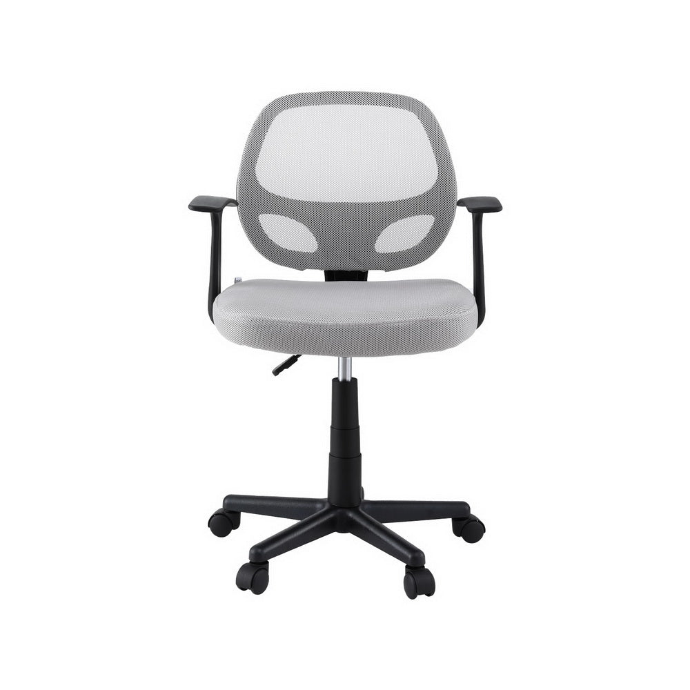 Mesh Office Chair Computer Gaming Desk Chairs Work Study Mid Back Grey
