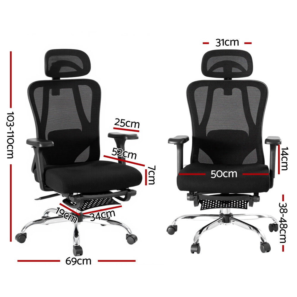Ergonomic Mesh Office Chair Black