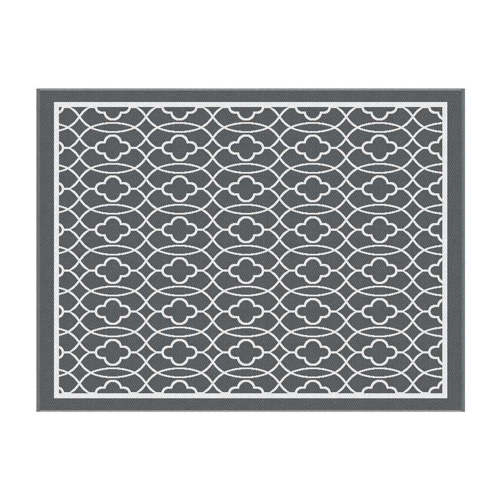 Gardeon Outdoor Rugs 274x366cm Large Carpet Reversible Area Mat PP Dual-Sided Patio Rug