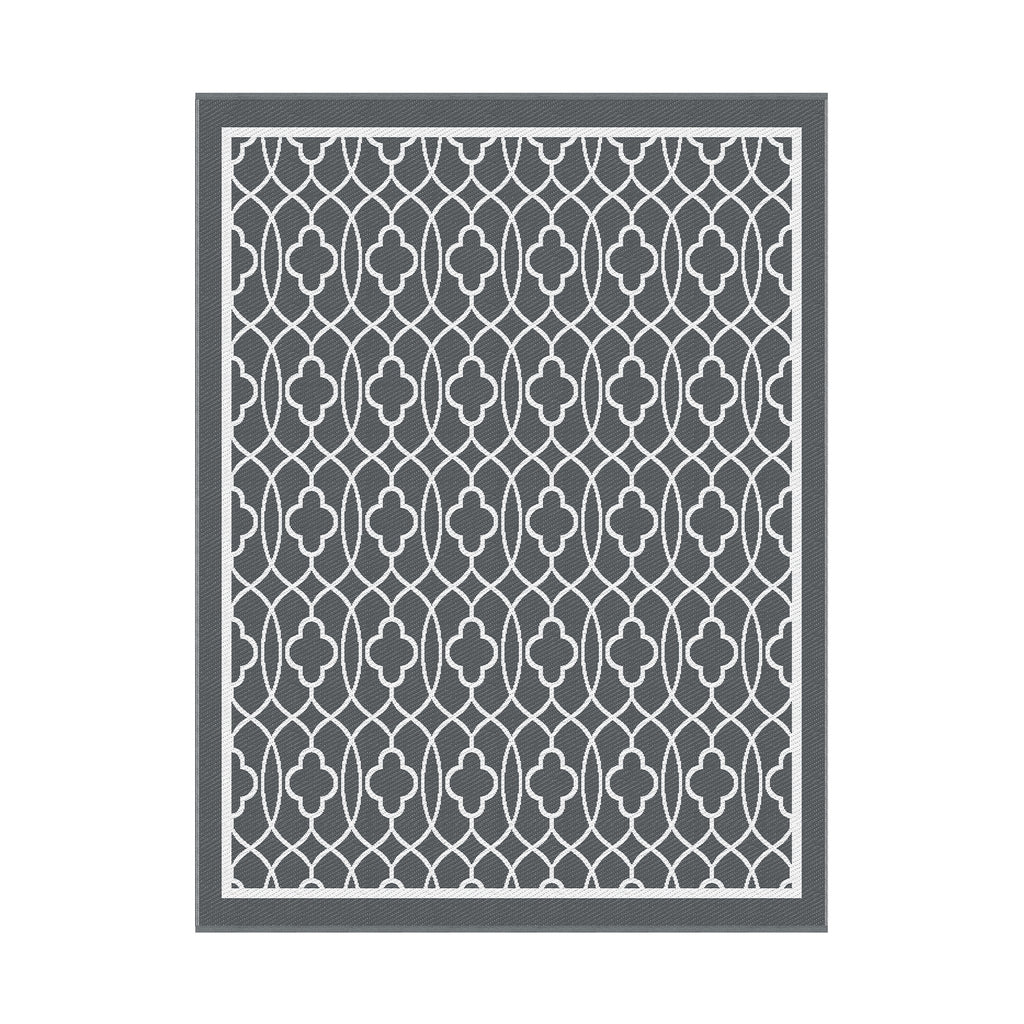 Gardeon Outdoor Rugs 274x366cm Large Carpet Reversible Area Mat PP Dual-Sided Patio Rug