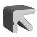 Artiss Ottoman Foot Stool Arrow Linen Grey