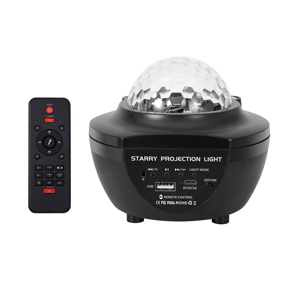 Projector Party Night Light LED Galaxy Starry Sky Ocean Star Lamp Music