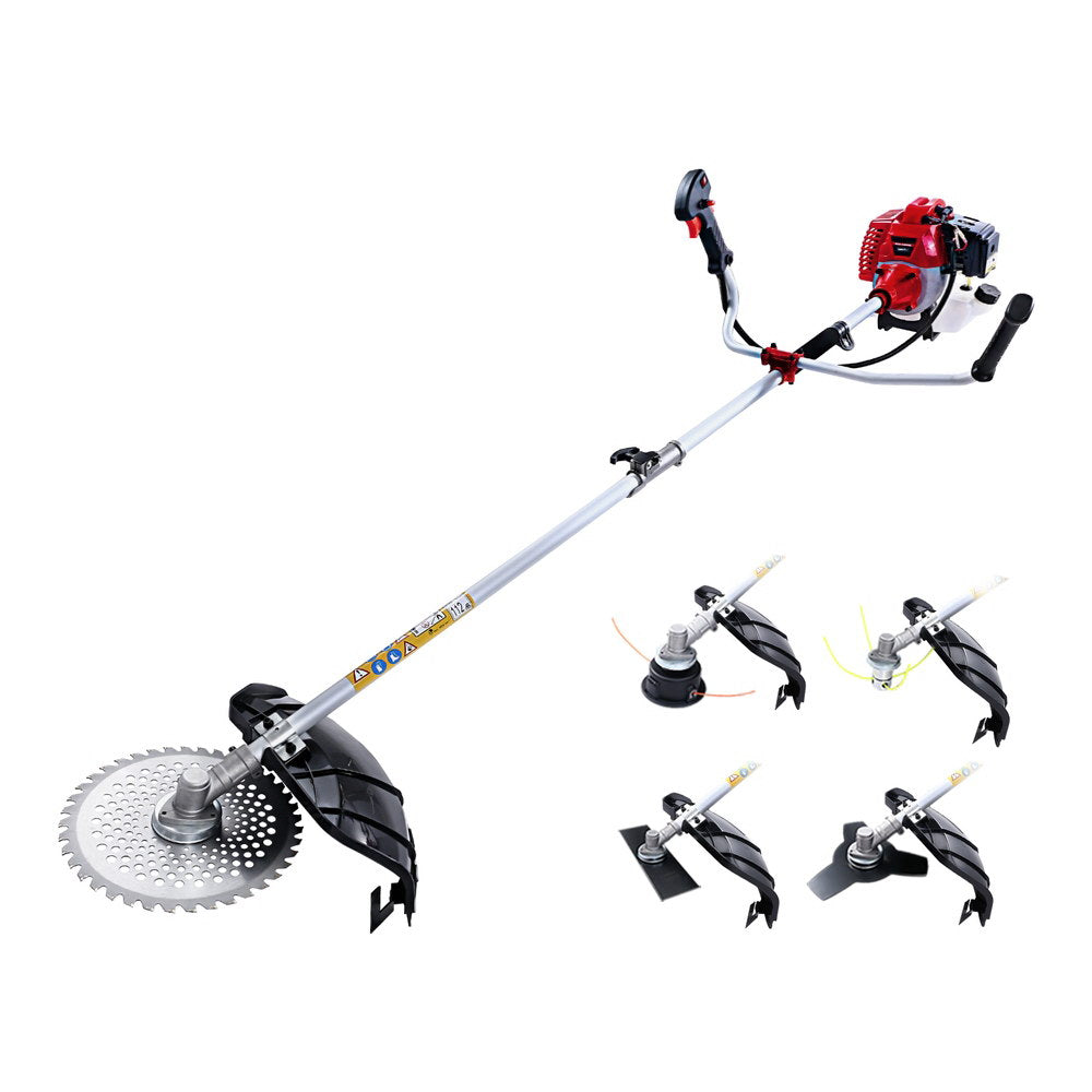 Pole Chainsaw 5in1 Petrol Circular Saw Hedge Trimmer Cutter Whipper Snipper